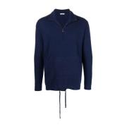 Blauwe Cashmere Casual Sweater Malo , Blue , Heren