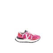 Pre-owned Leather sneakers Valentino Vintage , Pink , Dames