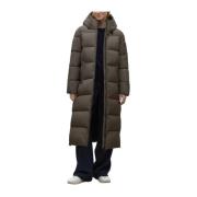 Stijlvolle waterafstotende jas met PrimaLoft Ecoalf , Brown , Dames