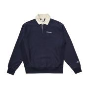 Blauwe Reverse Weave Sweatshirt Champion , Blue , Heren