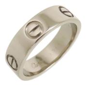 Pre-owned Metal rings Cartier Vintage , Gray , Dames