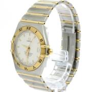 Pre-owned Fabric watches Omega Vintage , White , Heren