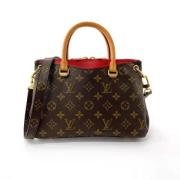 Pre-owned Canvas handbags Louis Vuitton Vintage , Brown , Dames