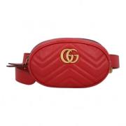 Pre-owned Leather crossbody-bags Gucci Vintage , Red , Dames