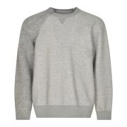 Grijze Sweater met Uniek Ontwerp Sacai , Gray , Heren