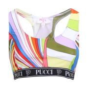 Multicolor Top voor Stijlvolle Look Emilio Pucci , Multicolor , Dames