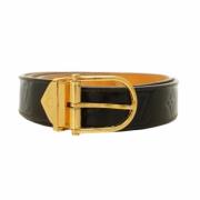 Pre-owned Fabric belts Louis Vuitton Vintage , Black , Dames