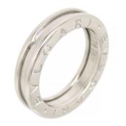 Pre-owned Metal rings Bvlgari Vintage , Gray , Dames