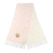 Pre-owned Wool scarves Louis Vuitton Vintage , Pink , Dames