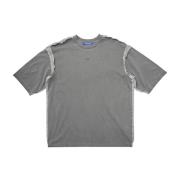 Zwarte Facade T-Shirt A-Cold-Wall , Gray , Heren