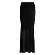 Elegante Midirok met Ottoman-Structuur Hugo Boss , Black , Dames