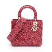 Pre-owned Leather dior-bags Dior Vintage , Red , Dames