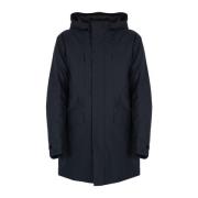 Hooded Regenjas Geox , Blue , Heren