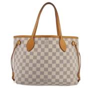 Pre-owned Canvas louis-vuitton-bags Louis Vuitton Vintage , White , Da...