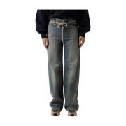 Wijde Pijp Bimini Blauwe Jeans Circle of Trust , Blue , Dames