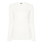 Superfijne Merino Wollen Trui Wit Joseph , White , Dames