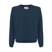 Merino Wol Heren Licht Sweater MC2 Saint Barth , Blue , Heren