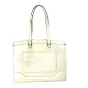 Pre-owned Leather louis-vuitton-bags Louis Vuitton Vintage , White , D...