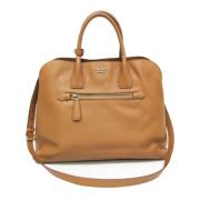 Pre-owned Leather shoulder-bags Prada Vintage , Brown , Dames