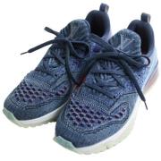 Pre-owned Canvas sneakers Louis Vuitton Vintage , Blue , Heren