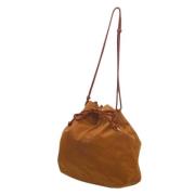 Pre-owned Fabric prada-bags Prada Vintage , Beige , Dames