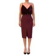 Elegante Jurk voor Speciale Gelegenheden Elisabetta Franchi , Brown , ...