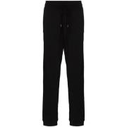 Zwarte Wollen Broek Salvatore Ferragamo , Black , Heren