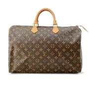 Pre-owned Fabric louis-vuitton-bags Louis Vuitton Vintage , Brown , Da...