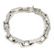 Pre-owned Metal bracelets Louis Vuitton Vintage , Gray , Dames