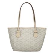 Canvas tas met logoprint Moreau Paris , Beige , Dames