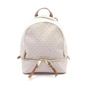 Pre-owned Canvas backpacks Michael Kors Pre-owned , White , Dames