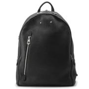 Pre-owned Leather backpacks Louis Vuitton Vintage , Black , Dames