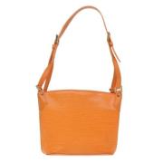 Pre-owned Leather louis-vuitton-bags Louis Vuitton Vintage , Orange , ...