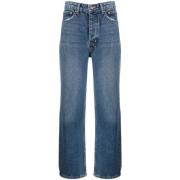 Blauwe Straight Jeans Ksubi , Blue , Dames