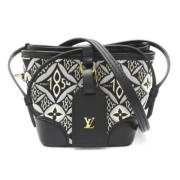 Pre-owned Fabric louis-vuitton-bags Louis Vuitton Vintage , Gray , Dam...