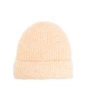 Lichtgele Fuzzy Beanie Muts Séfr , Yellow , Heren