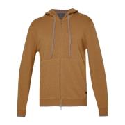 Hooded Zip Cardigan voor Mannen Liu Jo , Brown , Heren