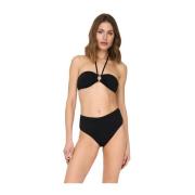 Juliette Bandeau Bikini Top Only , Black , Dames