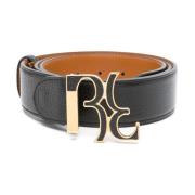 Stijlvolle riem in blauw Billionaire , Black , Heren