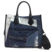 Pre-owned Denim shoulder-bags Dolce & Gabbana Pre-owned , Blue , Dames