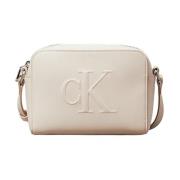 Gevormde Cameratas Calvin Klein , Beige , Dames