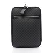 Pre-owned Canvas travel-bags Louis Vuitton Vintage , Black , Heren