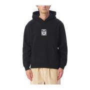 Icon Extra Heavy Hood II - Zwart Obey , Black , Heren