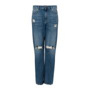 Urban Distressed Jeans Pinko , Blue , Dames