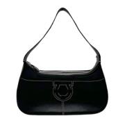 Pre-owned Leather handbags Salvatore Ferragamo Pre-owned , Black , Dam...