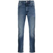 Blauwe Skinny Jeans Tapered Houston Tommy Hilfiger , Blue , Heren