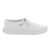 Sneakers in ruitjespatroon Vans , White , Dames