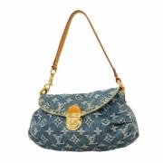 Pre-owned Fabric louis-vuitton-bags Louis Vuitton Vintage , Blue , Dam...