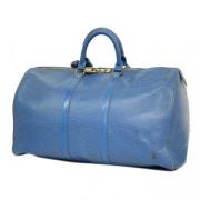 Pre-owned Fabric louis-vuitton-bags Louis Vuitton Vintage , Blue , Dam...