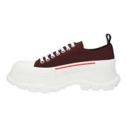 Canvas sneakers Alexander McQueen , Red , Heren